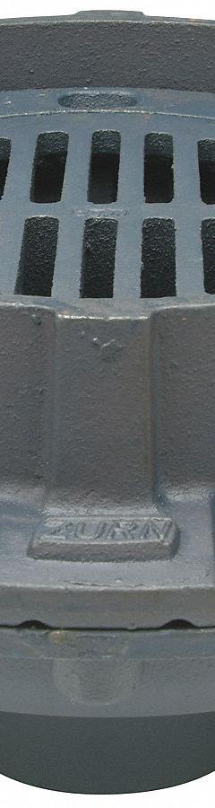 ZURN Floor Drain: 12 in Overall Dia, 3 in Nominal Pipe Size, No Hub, Cast Iron, Cast Iron, Slotted (MPN Z554-3NH). Key specifications — Connection Type: No Hub; Brand: ZURN; Includes: Sur-Set bucket.