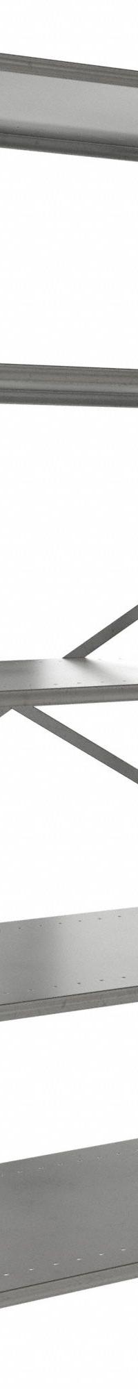 HALLOWELL Metal Shelving: Standalone, Heavy-Duty, 48 in x 24 in, 84 in Overall Ht, 5 Shelves (MPN F7710-24HG). Key specifications — attr41760: Steel; attr41761: Steel; attr37625: Unassembled; attr37628: Gray; attr33609: HALLOWELL.