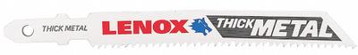 LENOX Jigsaw Blade: 14, 3 5/8 in Blade Lg, Bi-Metal, Bi-Metal, T Shank, Ferrous Metals/Steel - Metal-Cutting Blades