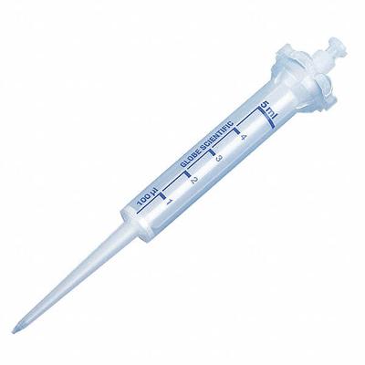 GLOBE SCIENTIFIC Dispenser Syringe Tip: Non-Sterile, 500 ul Capacity, Bulk Bag, No Filter - Non-Strerile Pipette Tips