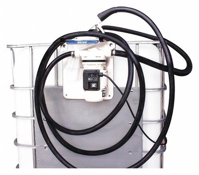 PIUSI Electric Drum Pump: 120 V AC, 2/3 hp HP, Nylon, 9 gpm Max. Flow Rate - Tote-Mount DEF Dispensing Pump Systems