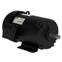 WEG General Purpose Motor: Rigid Base Mount, Totally Enclosed Fan Cooled, 3 hp, 1,765 RPM (MPN 00318ET3E182T-SG). Key specifications — Brand: WEG; Nameplate Voltage @ 60 Hz: 380/415V AC; Full Load Current @ 60 Hz: 3.8 A; Nameplate RPM @ 60 Hz: 1,765 RPM; Motor Enclosure: TEFC.