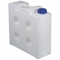 APPROVED VENDOR Jerrican: 10 L, 2.64 gal, Polypropylene, 335 mm x 125 mm x 335 mm, Top Handle, Clear (MPN 0435-1100). Key specifications — Product Type: Jerrican; Brand: APPROVED VENDOR; Shape: Rectangular; Dispenser Type: No Dispensing Mechanism; Basic Material: Plastic; Closure Type: Tamper Evident Screw On Cap; For Use With: Liquids; Includes Closure: Yes.