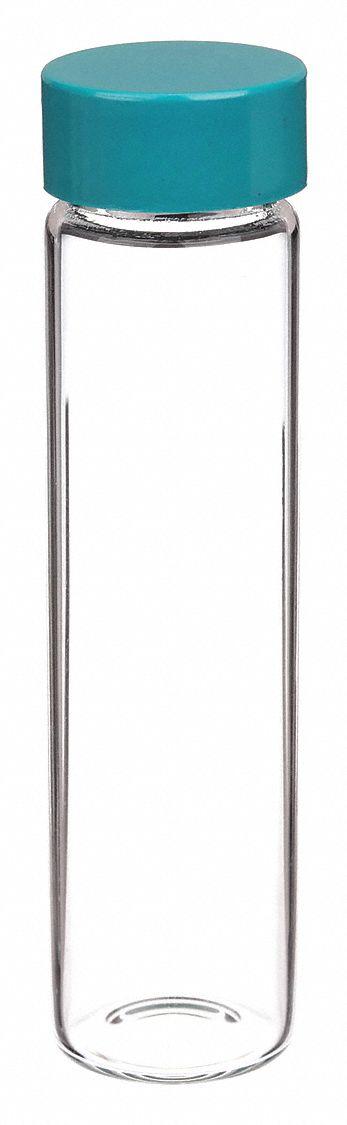 QORPAK Vial with Cap: 30 mL, Includes Closure, Thermoset, 25 mm Body Dia, Square - Glass Sample Vials