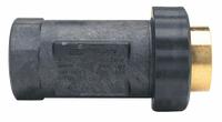 WILKINS Dual Check Valve: 705, 1 in Pipe Size, FNPT x FNPT, 40 gpm Flow Rate, 4.5 in Overall Lg, NPT (MPN 1UFMX34F-705). Key specifications — Brand: WILKINS; Connection Type: FNPT x FNPT.