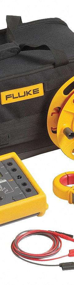 FLUKE Earth Ground Tester Kit: 0.02 ohm to 300 kiloohm, CAT II 300V, IP40/IP56, Digital, 48V AC, USB (MPN FLUKE-1625-2 KIT). Key specifications — IP Rating: IP56; Test Current: >50 mA; Test Voltage: 48V AC; Brand: FLUKE.