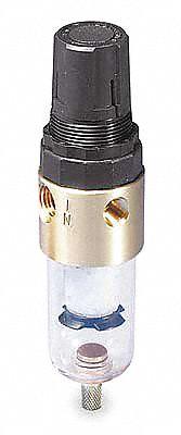 WILKERSON Filter-Regulator: BB3 Series, 1/4 in NPT, 16 cfm, 5 micron, 5 psi to 125 psi, Manual Drain (MPN BB3-02-FK00). Key specifications — attr109419: WILKERSON; attr109429: Brass; attr109463: No; attr109467: Nitrile; attr109468: BB3.