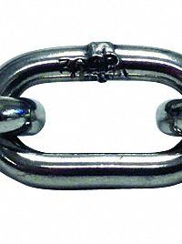 PEWAG Straight Chain: 1/8 in Chain Trade Size, 30 Chain Grade, 304 Stainless Steel, Straight, Plain (MPN 4893/25). Key specifications — Brand: PEWAG.