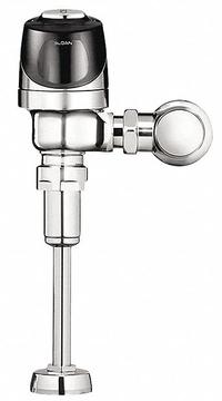 SLOAN Automatic Flush Valve: G2 Optima, 0.5 gpf Gallons per Flush, Battery, 11 1/2 in Rough-In, Top (MPN 3250311). Key specifications — Spud Location: Top; Brand: SLOAN.