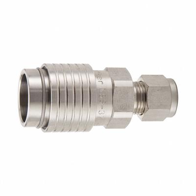 Parker Body Assembly Coupling: 3/8 in, Female Thread, 3/8" Thread Size - NSS Series Hydraulic Quick-Connect Coupling Bodies