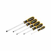 GEARWRENCH Screwdriver Sets: 1-10 Pieces, 5 Pieces, Slotted Tip, 8 1/2 in Overall Lg, Tray (MPN 80053H). Key specifications — attr1205274: GEARWRENCH; attr1205269: 5/16 in.
