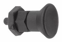 KIPP Indexing Plunger: Nonlocking, Steel, M10x1 Thread, 5 N to 12 N Nose Force (MPN K0631.6105). Key specifications — attr1038329: KIPP.