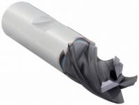 OSG Corner Chamfer End Mill: Carbide, TiAlN Coated, 4 Flute, 1/2" Mill Dia, 1" LOC, 0.02" Chf (MPN VG436-5001)