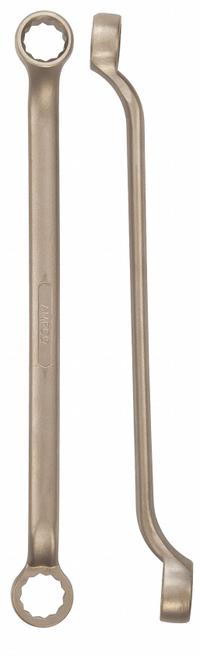 AMPCO Box End Wrench: Natural, 5/8 in_25/32 in Head Size, 7 1/2 in Overall Lg, Std (MPN 0874). Key specifications — attr309427: Natural; attr309429: No; attr324926: AMPCO.