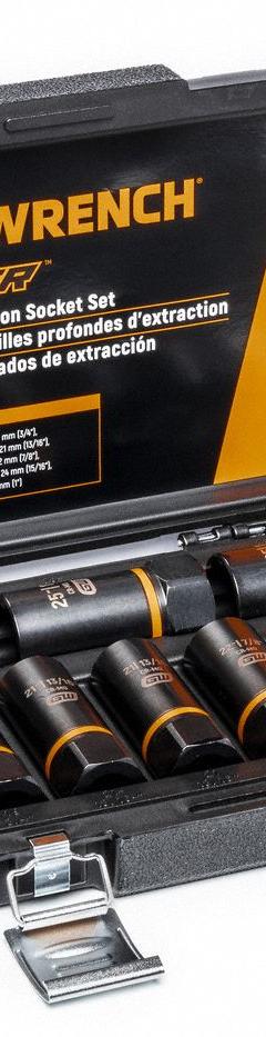 GEARWRENCH Impact Socket Set: 1/2 in Drive Size, 3/4"/19mm - 1"/25mm Socket Size Range, 10 Pieces (MPN 86071). Key specifications — attr1224264: 1/2 in; attr1224265: 3/4"/19mm - 1"/25mm; attr1204208: Case; attr1204215: GEARWRENCH; attr1204209: 13/16- in.