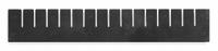 AKRO-MILS Divider: 20 1/2 in x 3 3/8 in, Black, For 15 in Bin Wd, Plastic, Long Side (MPN 42224). Key specifications — ESD Conductive: Not Electrostatic Discharge Conductive; Brand: AKRO-MILS; Material: Plastic; Compatible Manufacturer Model Number: 33224.