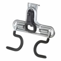 FASTTRACK Dual Handle Hook: Steel, 1.6 in x 10 in x 8.8 in, 50 lb Load Capacity, Satin Nickel (MPN 1784454). Key specifications — Brand: FASTTRACK; Material: Steel; Product Type: Dual Handle Hook.
