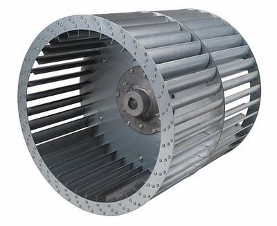 Dayton Blower Wheel: Forward-Curved, 24 7/8 in Dia, 25 in W, CW/CCW, Steel Wheel - Dual-Inlet Forward-Curved Blower Wheels