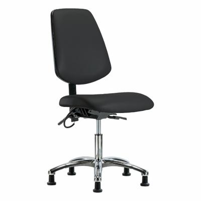 APPROVED VENDOR Chair: Vinyl, Armless, Ht Range 19 in to 24 in, 18 1/2 in Seat Wd, 17 in Seat Dp - Vinyl ESD Chairs