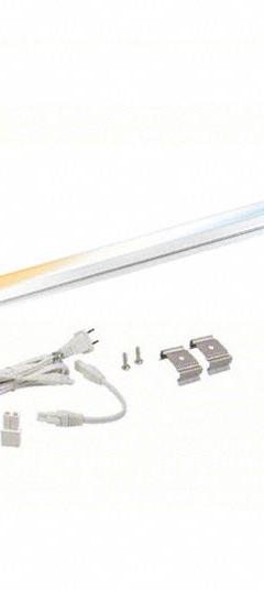 LED Under Cabinet Fixture: 24 in Lg, 1,065 lm, 3000K/3500K/4500K, 8.7 W, Plug-In, Silver, Aluminum (MPN ZX524-HL-3K). Key specifications — attr1262778: 120V AC; attr1262749: Plug-In; attr1262754: Integrated LED; attr1262758: Aluminum; attr1262760: Yes; attr1262765: LED; attr1262776: High/Low; attr1262780: 4500K.
