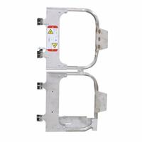 PS INDUSTRIES Full Height Ladder Safety Gate: Stainless Steel, For 15 in to 20 in Opening Wd, Adj (MPN LSGF-1520-304SW). Key specifications — Brand: PS INDUSTRIES; Includes Lock: No; Mounting Location: Wall; For Opening Width: 15 in to 20 in; Gate Finish/Color: Unfinished Silver.