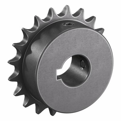 TRITAN Roller Chain Sprocket: 08B, For 1/2 in Chain Pitch, 24 mm Bore Dia, 20 Teeth - Size 08B Fixed-Bore Roller Chain Sprockets