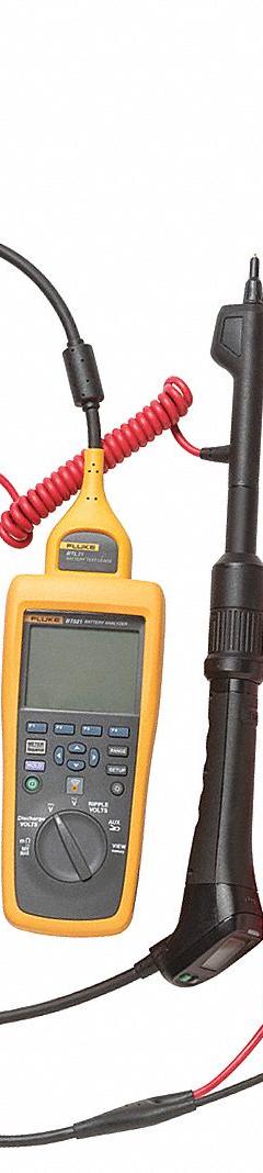 FLUKE Battery Capacity Analyzer: 6 V to 1,000 V, Lithium-Ion, No Certification Included, LCD (MPN FLUKE-BT521). Key specifications — attr1387725: Temperature; attr1387715: Batteries Included; attr1387681: Lithium-Ion; attr1387682: FLUKE.