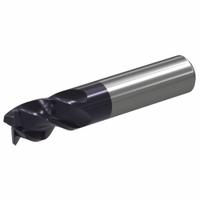 WIDIA Corner Chamfer End Mill: Carbide, TiAlN Coated, 4 Flute, 1/4" Mill Dia, 3/4" LOC, 0.016" Chf (MPN W411E07013CYT WU20PE)