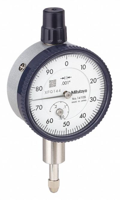 MITUTOYO Dial Indicator - Lug Back: 0 in to 0.25 in, Inch, Plunger - Continuous Reading Back Lug Dial Indicators