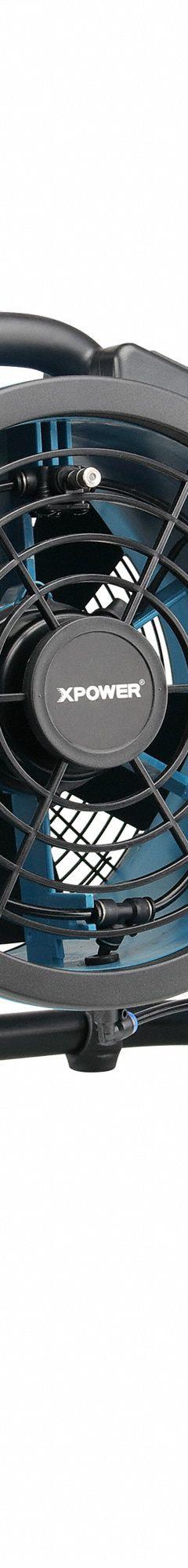 XPOWER Circulating Fan: 11 in Blade Dia, 3 Speeds, 1/8 hp Motor HP, Non-Oscillating, 115V AC (MPN FM-65). Key specifications — Voltage: 115V AC; Product Type: Circulating Fan; Brand: XPOWER; Number of Speeds: 3; Oscillation: Non-Oscillating; Phase: Single; Application: Commercial.