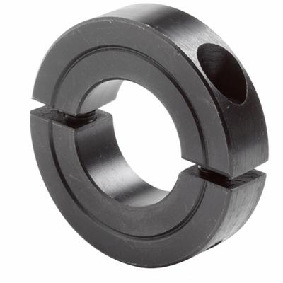 CLIMAX METAL PRODUCTS Shaft Collar: 2-Piece, Inch, Round, Clamp-On, 1 3/4 in Bore Dia - Steel Recessed-Screw Shaft Collars