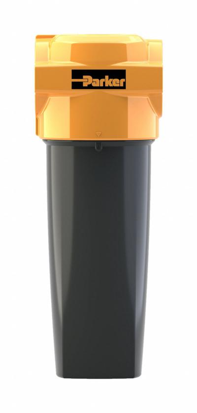 Parker Compressed Air Filter: 1 micron, 1 1/2 in NPT, 339 cfm - Coalescing Filter for Oil Removal