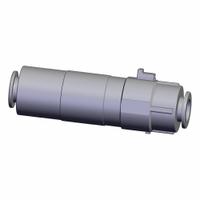 SMC In-Line Air Filter: ZF, 12 mm Inlet, Push-to-Connect, -100 kPa to 1 MPa, Polycarbonate Housing (MPN ZFC76). Key specifications — attr124326: Sintered Resin; attr124323: SMC; attr124345: Push-to-Connect; attr980486: Polycarbonate; attr124320: ZFC76.