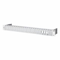 METZ CONNECT Patch Panel: Rack, ABS, 24 Ports, Unequipped (MPN 130920-00KE). Key specifications — Housing Material: ABS; Includes Connector: Unequipped; Mounting Type: Rack; Product Type: Module Frame; Connector Color: Light Gray; Connection Type: OpDAT Module LC-Duplex APC OS2.