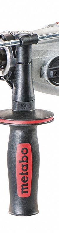 METABO Hammer Drill: Corded, 1/2 in Chuck, 3/4 in Concrete Capacity, 3,100 RPM, 7 A Current, 120V AC (MPN SBE 850-2). Key specifications — attr1256227: Keyed; attr1256251: 120V AC; attr1256225: METABO.