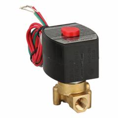 REDHAT Solenoid Valve: 2-Way, Normally Closed, 1/4 in Pipe Size, 110V AC/120V AC, High Flow (MPN EF8262H212). Key specifications — Pipe Size: 1/4 in; Voltage: 110V AC; Brand: REDHAT; Coil Enclosure: Watertight.