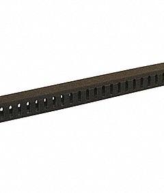 PRO-LINE Wire Management Trough: 72 in Overall Wd, 1 1/2 in Overall Dp, PVC, Black (MPN WMS1.5). Key specifications — Color: Black.