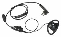 MOTOROLA Earpiece: Fits Motorola, For CLS/DLR/DTR/RD/RM Series, D-Ring, Push To Talk, Black, 1 Wires (MPN HKLN4599B). Key specifications — attr921014: M1; attr921008: CLS; attr921002: Yes; attr920998: HKLN4599B; attr921012: MOTOROLA.