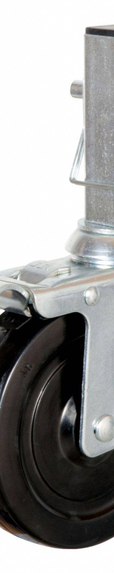 METALTECH Scaffold Caster: Caster, Steel, Casters