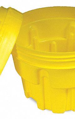 ULTRATECH Overpack Drum: LDPE, 20 gal, Screw-On Lid, Unlined/No Interior Coating, Polyethylene (MPN 0587). Key specifications — Drum Material: LDPE; Drum Head Type: Open Head; UN Rating Solids: 1H2/X46/S; UN Rating Liquids: 1H2/X46/S/**/USA/+AA10183; Interior Lining: Unlined/No Interior Coating; Drum Message Text: Overpack/Salvage Drum; Closing Ring Material: Polyethylene; For Holding: Drums.