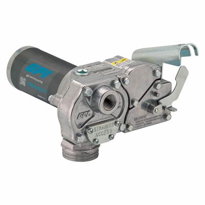GPI Electric Drum Pump: 12 V DC, 1/5 hp HP, 15 gpm Max. Flow Rate, Pump Only - Bung-Mount DC-Powered Fuel Transfer Pumps