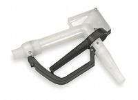 DAYTON Drum Pump Nozzle: Manual, No Meter Included, PVDF/Viton™, PVDF, 1 in Hose Barb (MPN 1DLU4). Key specifications — Nozzle Body Material: PVDF/Viton™; Brand: DAYTON; Spout Connection Type: Integral to Nozzle; Spout Material: PVDF.