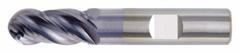 WIDIA HANITA Ball End Mill: Carbide, TiAlN Coated, 4 Flute, 3/4" Mill Dia, 1-1/2" LOC, 4" OAL (MPN TF4V0019007)
