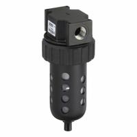 PARKER Compressed Air Filter: Particulate, 1/2 in NPT, 40 micron, 130 cfm, 150 psi Max Op Pressure (MPN 07F36AC). Key specifications — attr110055: 07F; attr110008: PARKER.