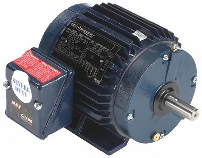 LEESON General Purpose Motor: Rigid Base Mount, Totally Enclosed Non-Ventilated - Rigid Base 3-Phase General Purpose AC Motors