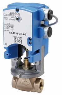 JOHNSON CONTROLS Electric Globe Valve Actuator: Electric Globe Valve Actuator, VG7000, 24V AC/DC, 2 (MPN VA-4233-GGC-2). Key specifications — Compatible Series: VG7000; Brand: JOHNSON CONTROLS; Manufacturer Part Number: VA-4233-GGC-2.