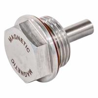 JW WINCO Threaded Plug: with Alnico Magnet, Stainless Steel, Fluorine Rubber Seal, Type G (MPN 738.5-22-G3/8). Key specifications — attr1303757: Stainless Steel; attr1303744: JW WINCO; attr1303756: Alnico; attr1303766: 3/8 in; attr1303767: Type G; attr1303762: Fluorine Rubber.