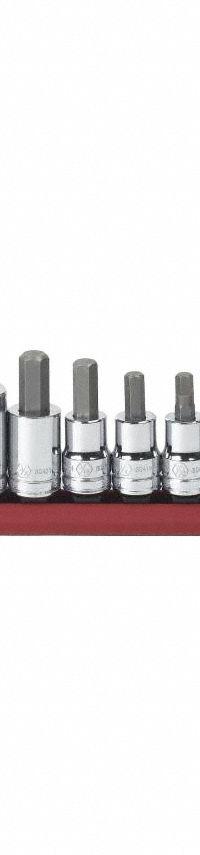 GEARWRENCH Hand Bit Socket Sets: 1 - 25 Pieces, 3/8 in, 1/2 in Drive Size, 10 Pieces, Fixed Insert (MPN 80579). Key specifications — attr1216280: Fixed Insert; attr1216283: GEARWRENCH; attr1227491: 3/8 in, 1/2 in.