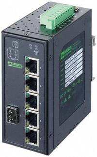 MURRELEKTRONIK Ethernet switch: Unmanaged, DIN Rail, 6 Ports, RJ45, 1000 mbps/Ethernet/Gigabit, IP20 (MPN 58191). Key specifications — Port Type: RJ45; Manufacturer Part Number: 58191; Brand: MURRELEKTRONIK; Features: Auto-Crossover; IP Rating: IP20; Product Type: Ethernet Switch; Maximum Input Voltage: 48V DC; Mounting Location: DIN Rail.