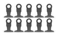 BOSCH Oscillating Tool Blade: 2 1/2 in Blade Wd, 4 in Overall Lg, Plunge Cutting, Bi-Metal, 10 PK (MPN OSL212F-10). Key specifications — attr1097473: Wood; attr1097476: BOSCH; attr1097456: Plunge Cutting.